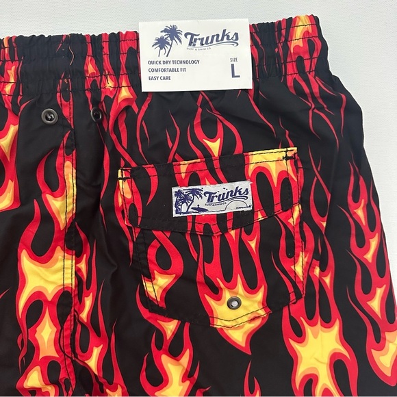 Trunks Surf & Swim Co Sano Short Flame Print Size L Men - Picture 11 of 14
